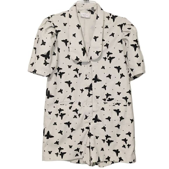 Women's Lyn Around Butterfly Romper Size XS - Picture 1 of 16